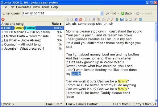 Lyrics 3000 – Song Lyrics Search Engine